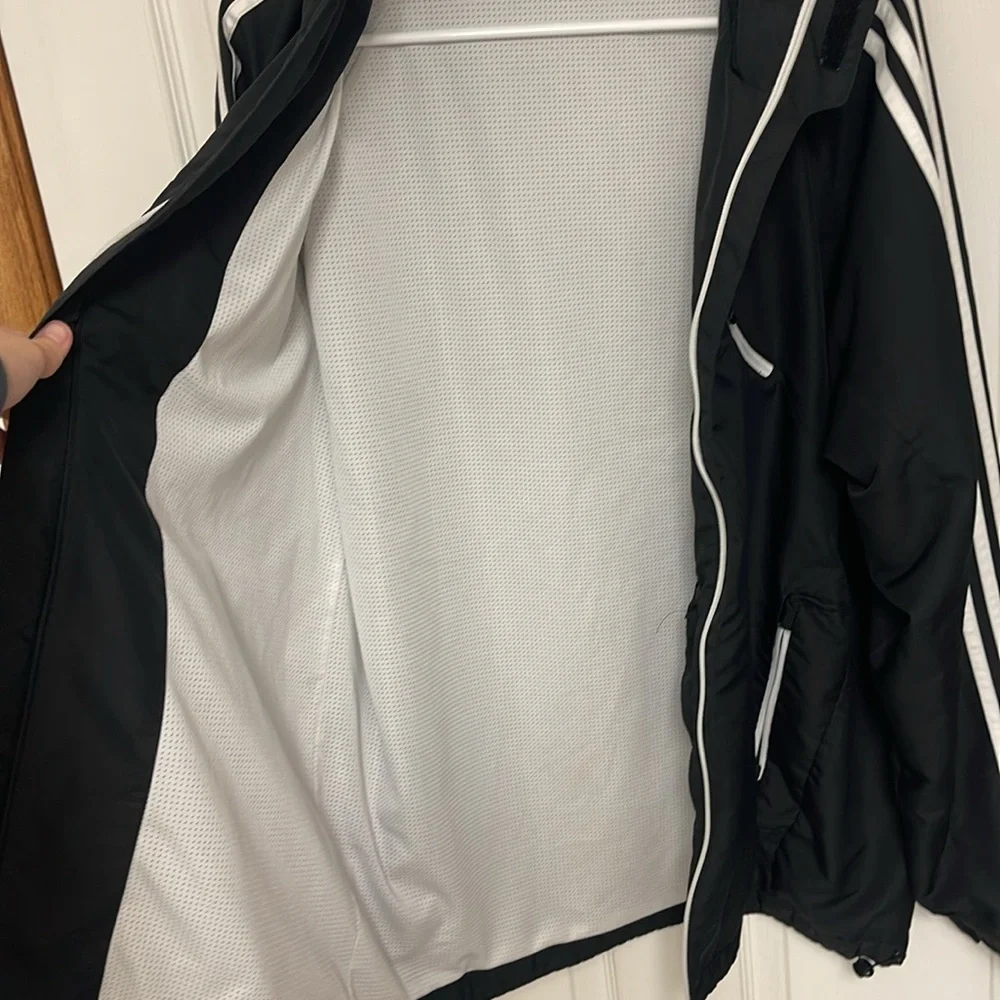 Adidas Clima Proof Zip Up Coat Men’s Large - Picture 4 of 12